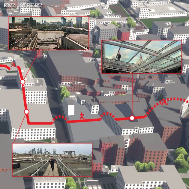 Mission Impossible Fallout London chase map #2